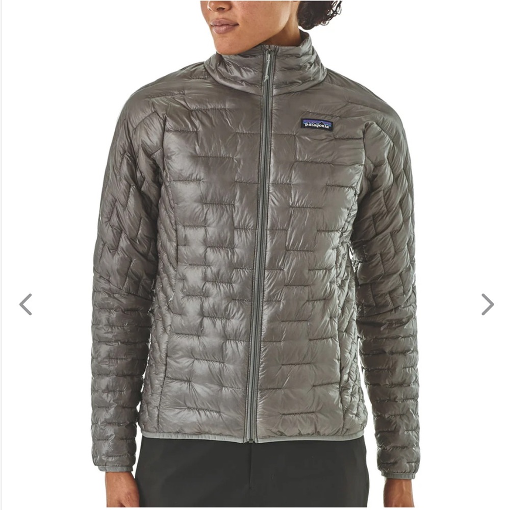 Patagonia Gray micropuff sweater small